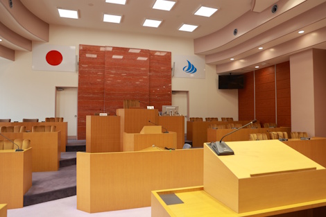 みなかみ町議会議場